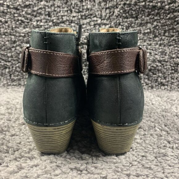 Dansko Boots Womens Tivoli Michelle Ankle Braided Black Nubuck US 5.5-6 EUR 36 - Picture 2 of 8